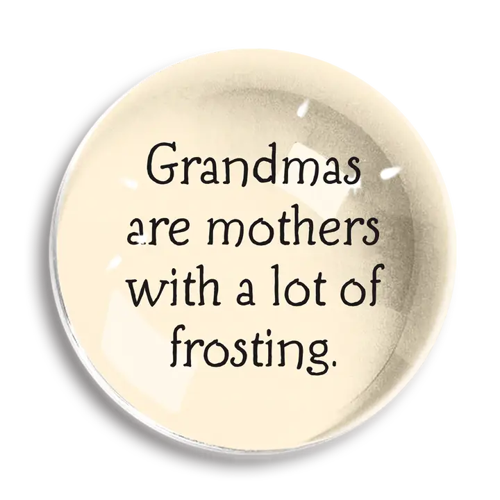 Grandmas Crystal Paperweight