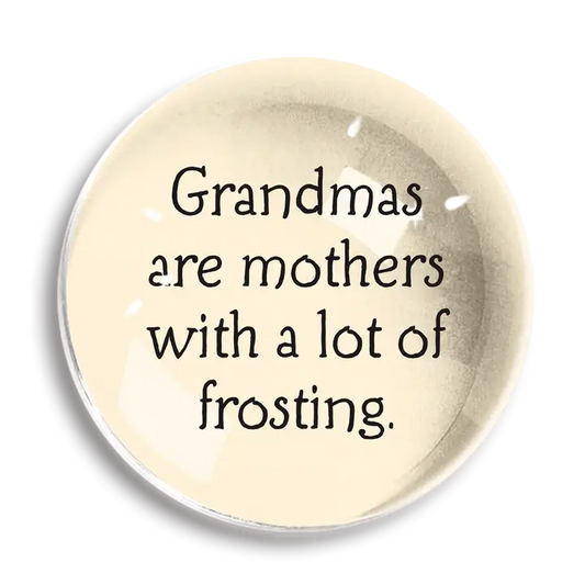 Grandmas Crystal Paperweight