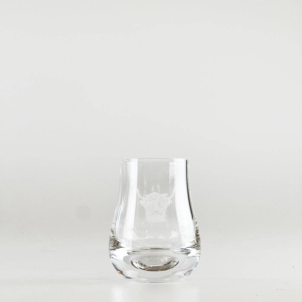 Highland Cow Perfect Measure  3.4ozTasting Glass