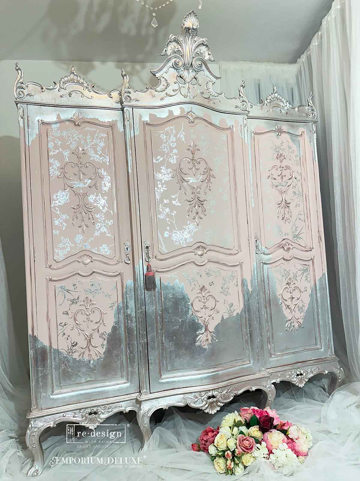 Silver Bird 18" x 24" (2-Sheets) - Decor  Foil Transfers® Kacha