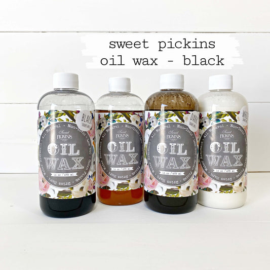 oil wax - black