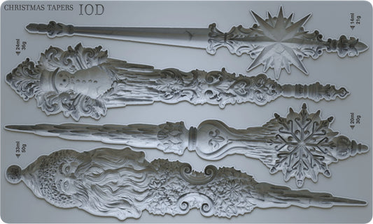 Christmas Tapers - IOD Decor Mould Limited
