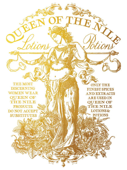 Curated Signage - Gilded Collection - 4 Sheet, 12x16 Pad IOD Decor Transfer™ 2025