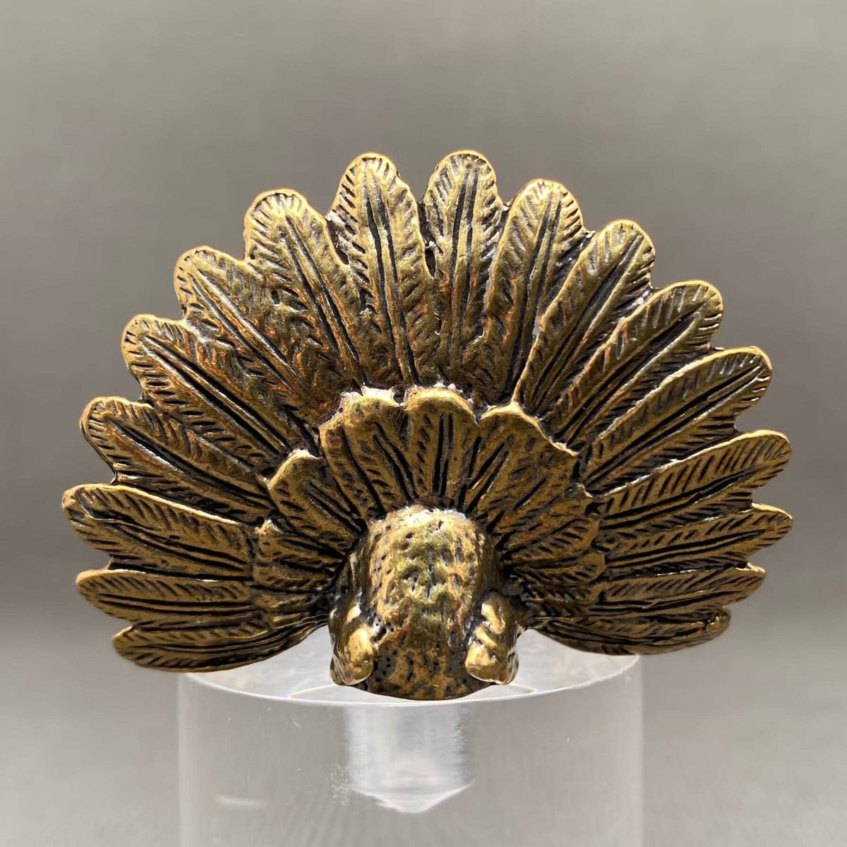 Peacock Bronzed Trinket 68261