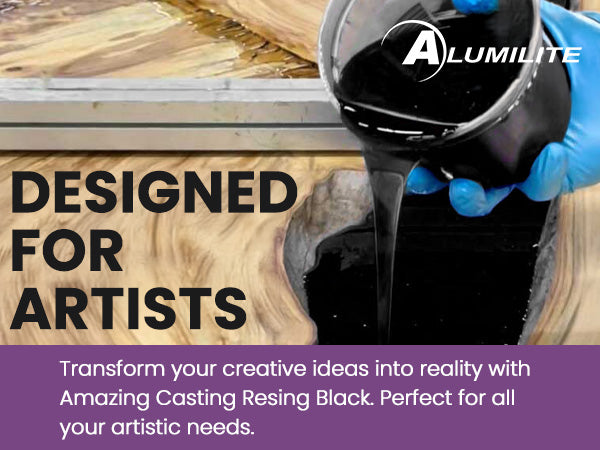 Amazing Casting Resin (Black) 8oz resin & 8oz hardener, 16oz total