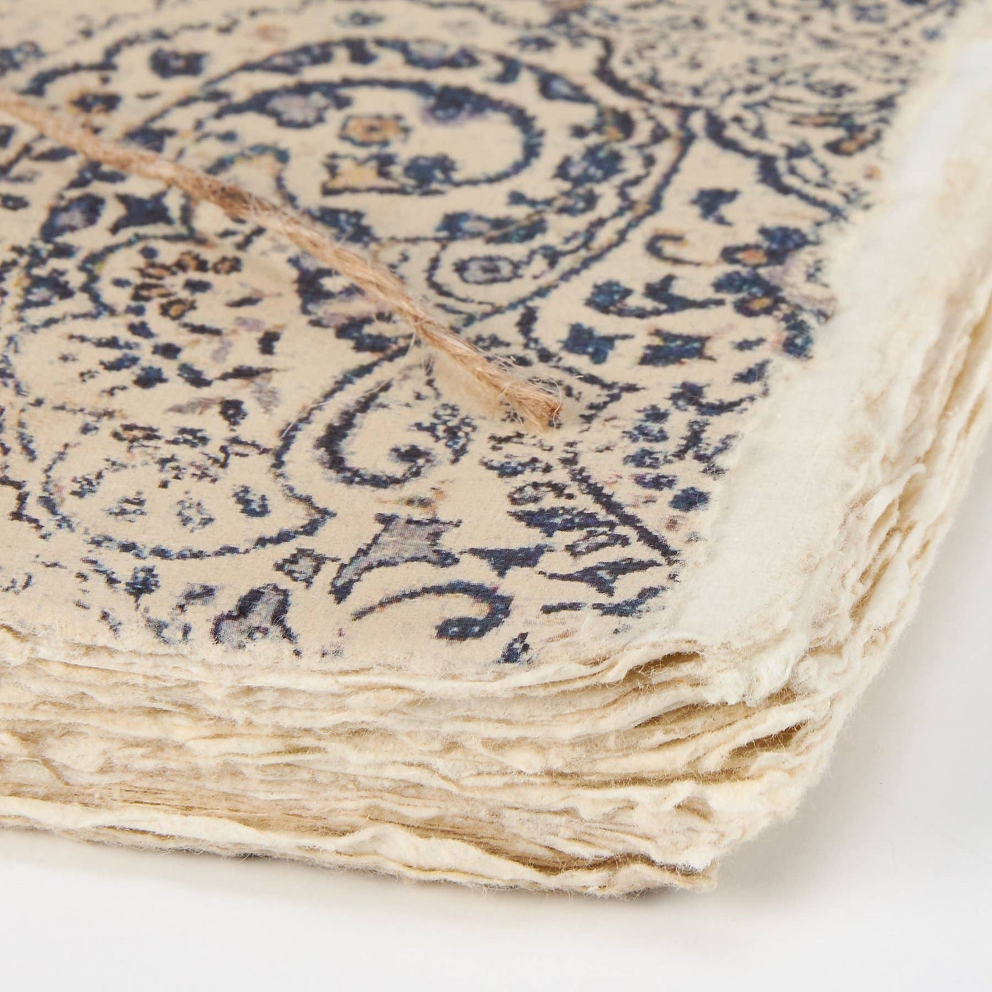 Indigo Paisley 8x6 Unlined Journal