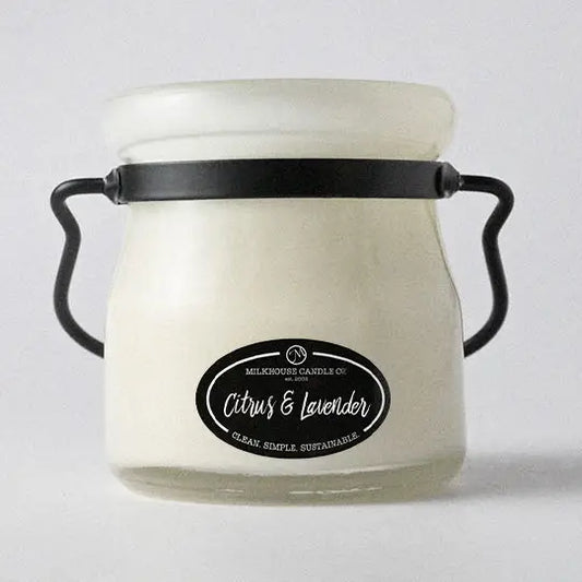 Citrus & Lavender 5oz Cream Jar - Milkhouse Candle Company