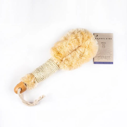 Sisal Body Brush 9in