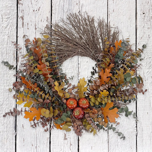 Natural Twig & Eucalyptus Fall Wreath (Call to Reserve Yours!)