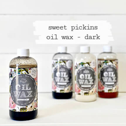 oil wax - white