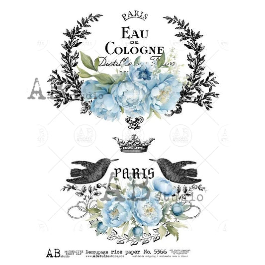Royal French Labels 5366 - A4 8.3 x 11.7 Rice Paper by AB Studio