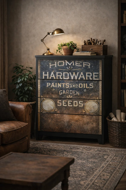 Hardware 20"x30" ~ Roycycled Treasures