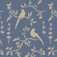 Chinoiserie Birds 15.7in x 10in- Vinyl Stencil by Annie Sloan