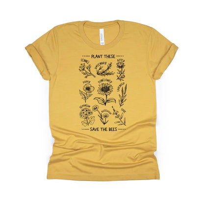 Plant These Tee, Mustard