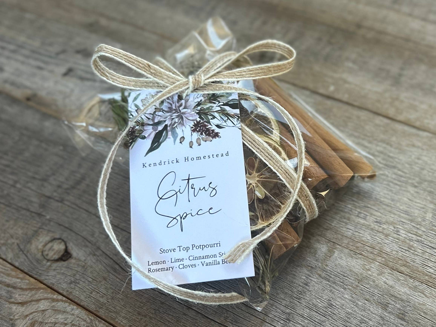 CITRUS SPICE stove top potpourri