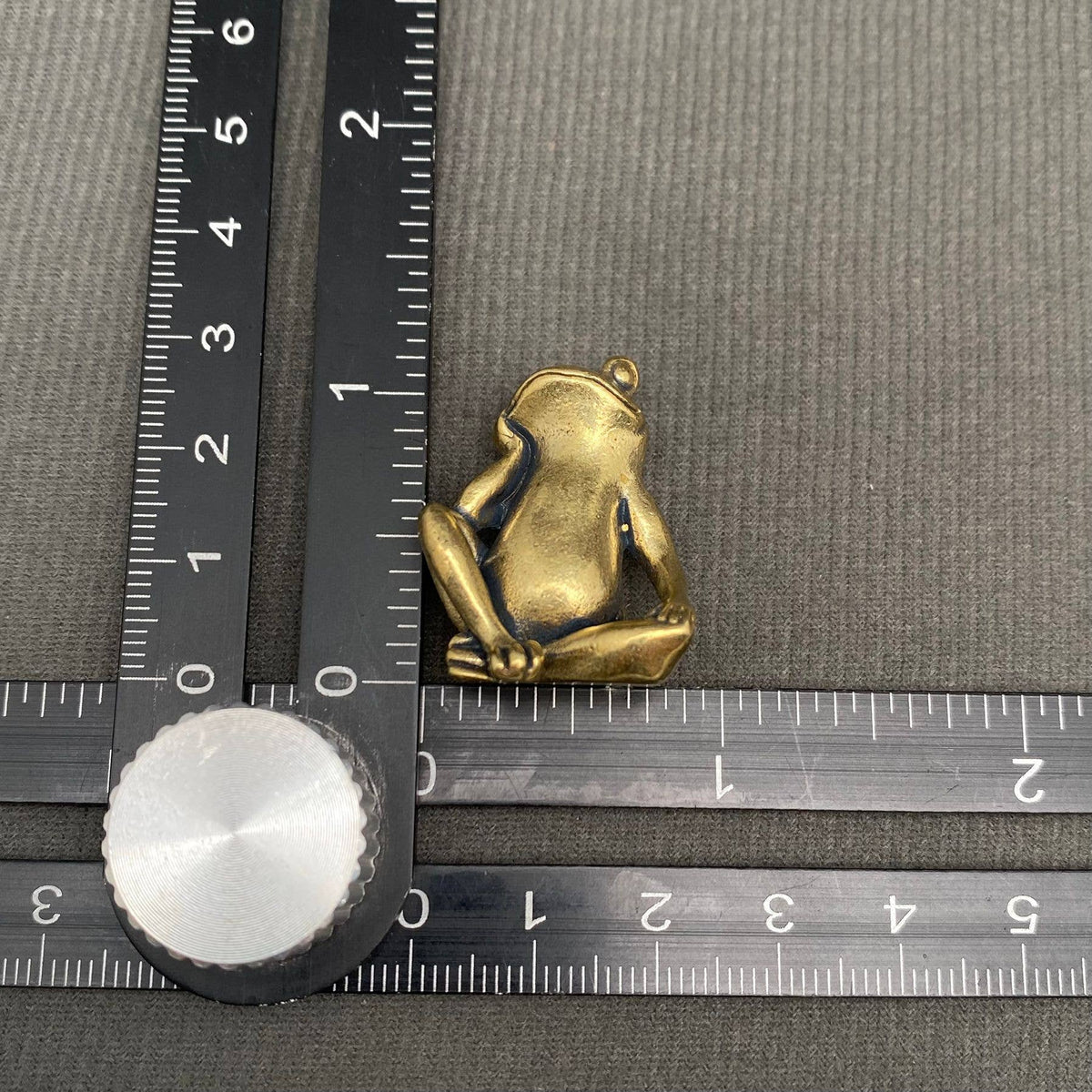 Sitting Frog Bronzed Trinket 67681