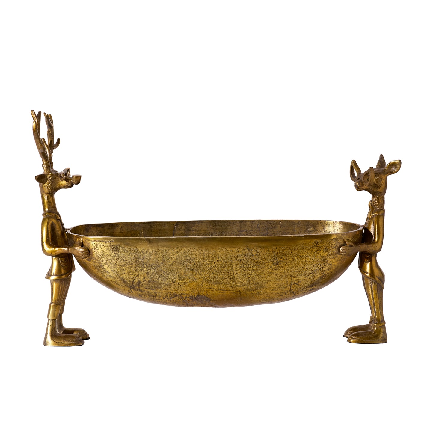 Frankie & Margie Bowl - Authentic E&E Eloise Collection Bronzed Aluminum - (𝐏𝐢𝐜𝐤-𝐔𝐩 𝐎𝐧𝐥𝐲)
