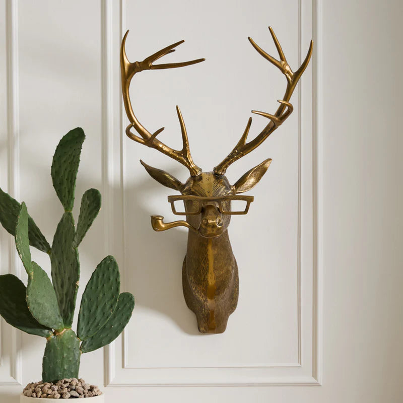 Frankie the Stag - Authentic E&E Eloise Collection Bronzed Aluminum Wall Mount - *𝐏𝐢𝐜𝐤-𝐔𝐩 𝐎𝐧𝐥𝐲