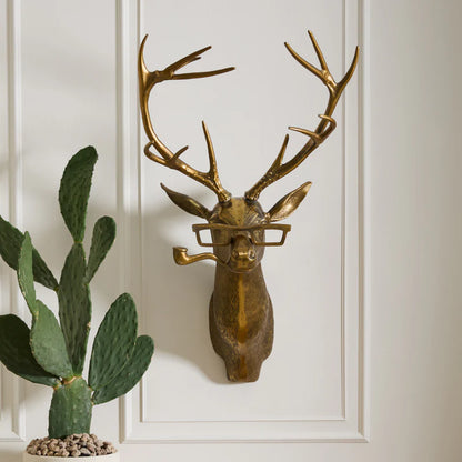 Frankie the Stag - Authentic E&E Eloise Collection Bronzed Aluminum Wall Mount - *𝐏𝐢𝐜𝐤-𝐔𝐩 𝐎𝐧𝐥𝐲