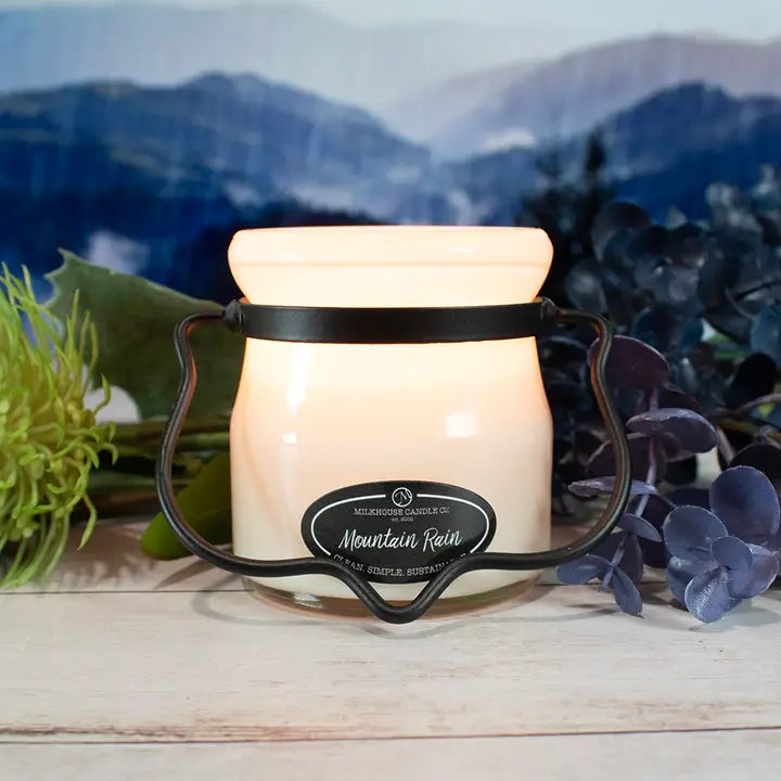 Mountain Rain 5oz Cream Jar - Milkhouse Candle Company