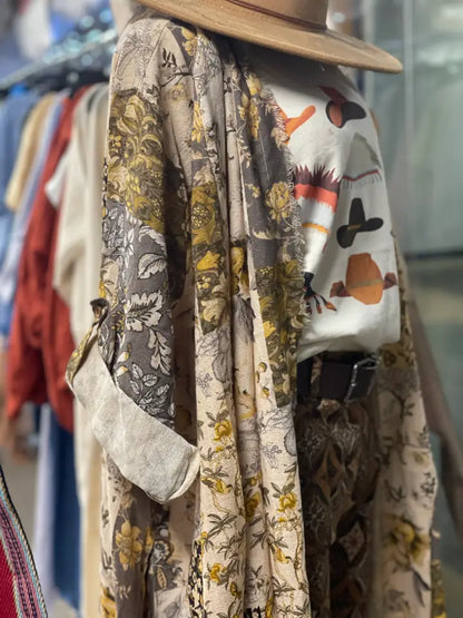 Patchwork Print Duster