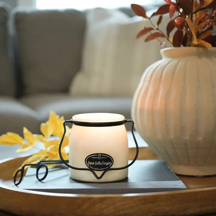 Brown Butter Pumpkin 16oz Butter Jar - Milkhouse Candle Company