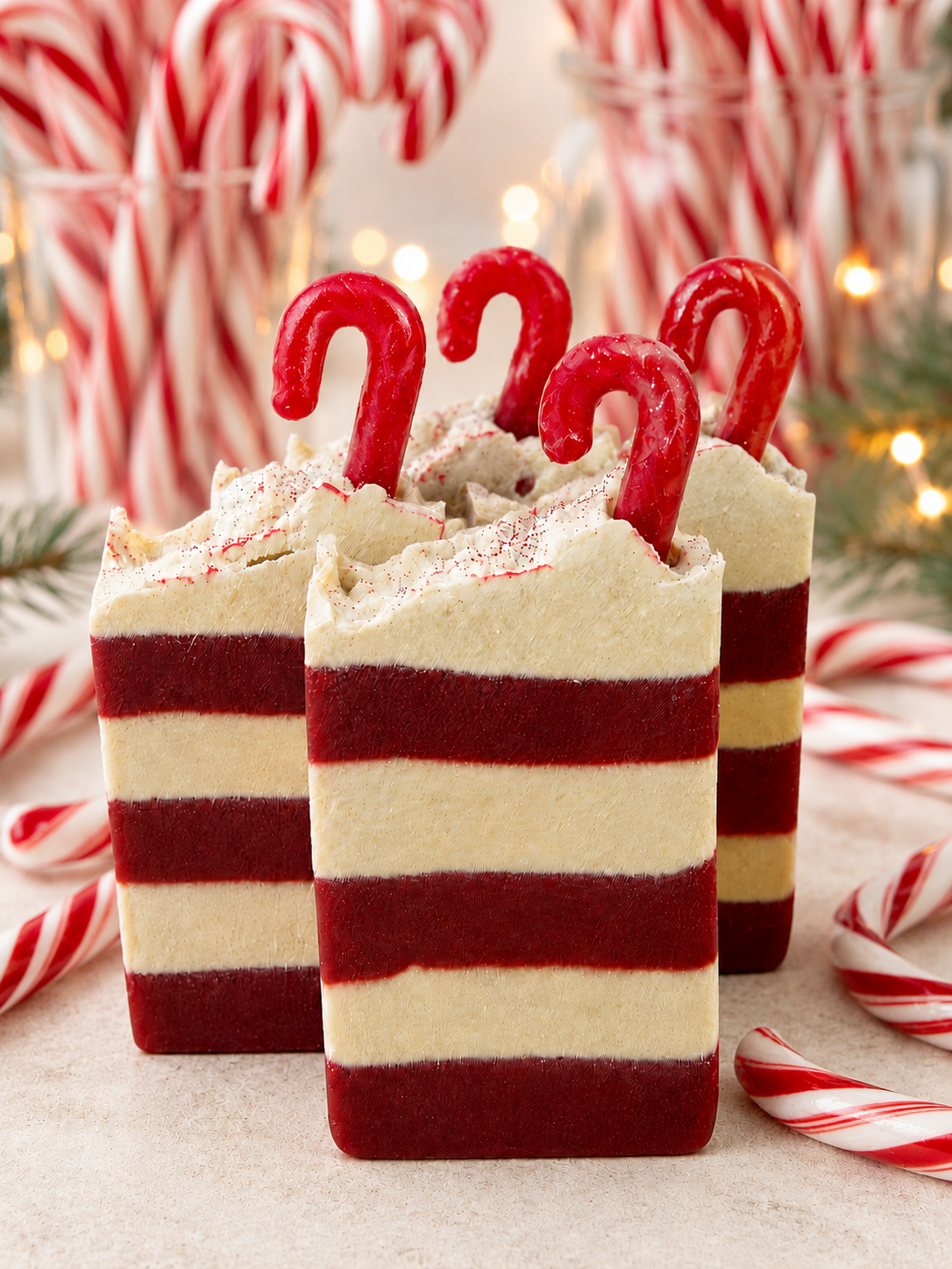 Candy Cane - Goat Milk Soap