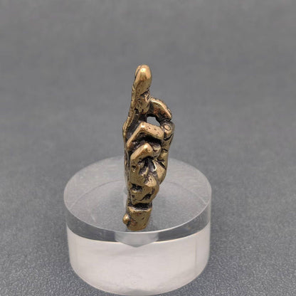 Middle Finger Bronzed Trinket