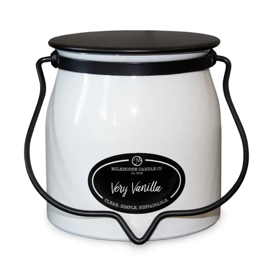 Very Vanilla 16oz Butter Jar - Milkhouse Candle Company