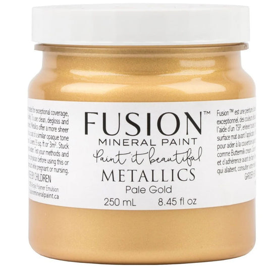 Fusion Metallic Paint - Pale Gold 8oz