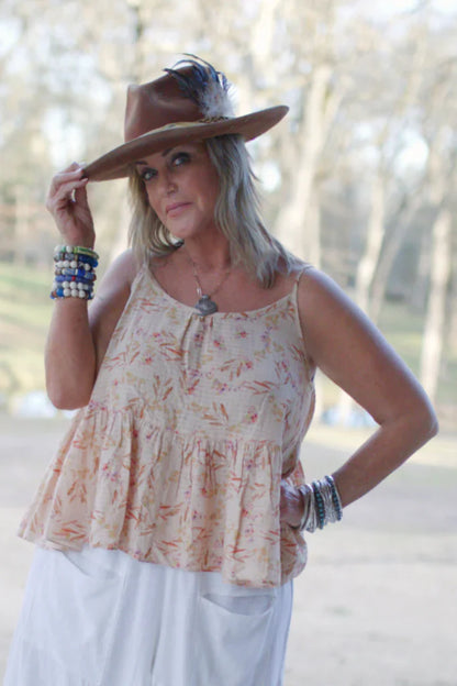 Garden Breeze Tank O/S - Jaded Gypsy