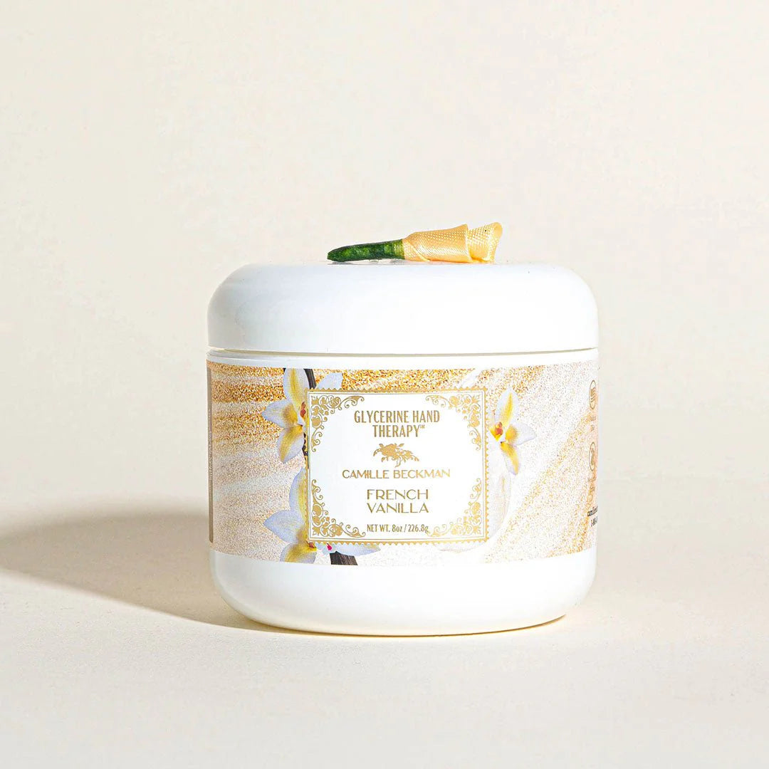 French Vanilla Glycerine Hand Therapy 8oz Jar - Camille Beckman