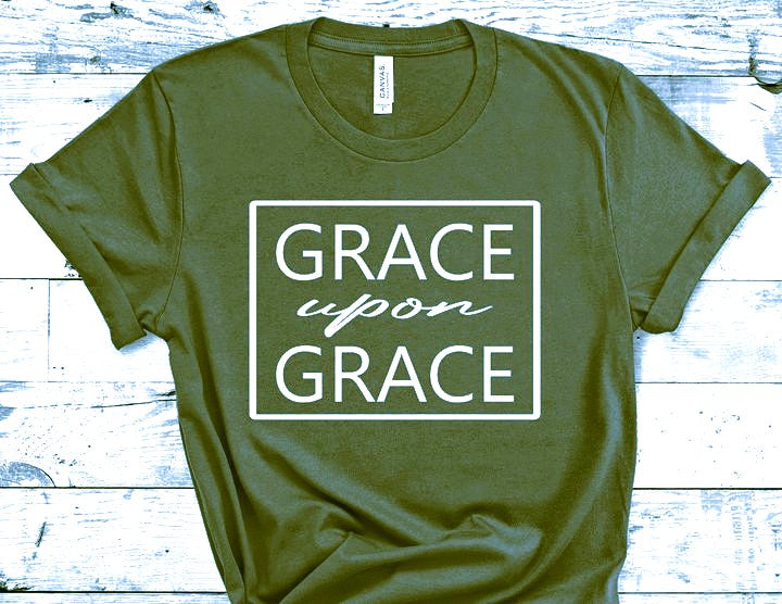 Grace upon Grace Tee, Green