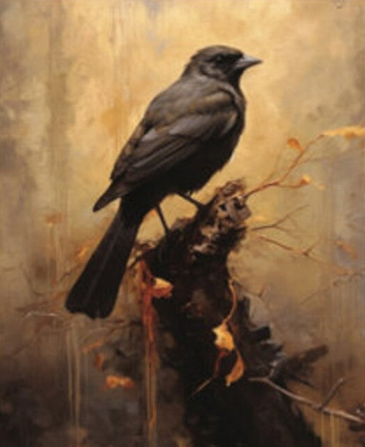 Avian Dreamscape B 19"x15" - Decoupage Tissue Paper