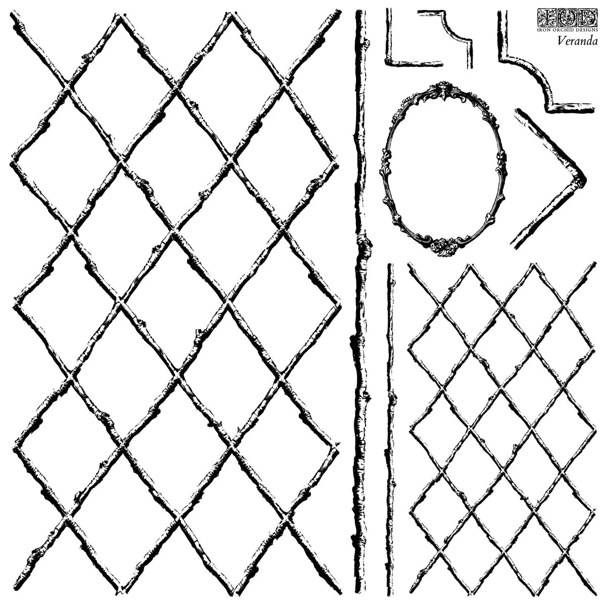 Veranda - IOD Decor 2-Sheet Stamp