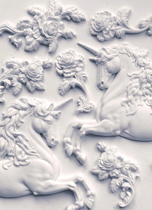 Unicorns - IOD Decor Mould