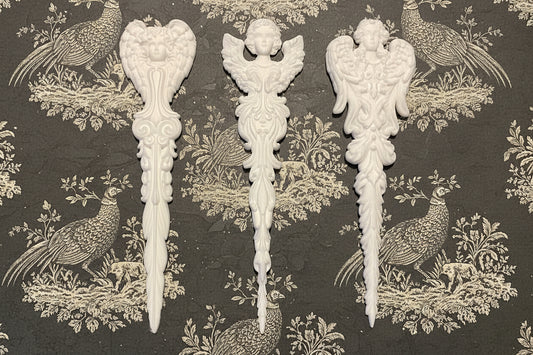Angelic Tapers 2024 - IOD Moulded Casted Resin Applique Set