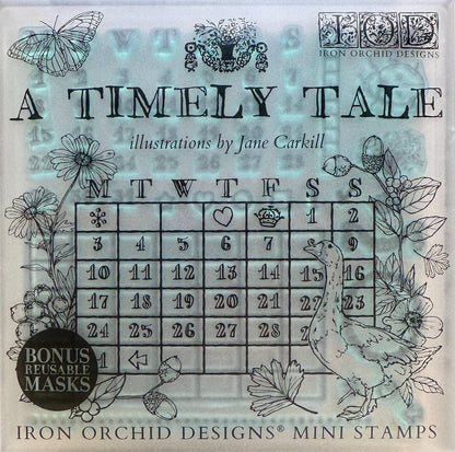 A Timely Tale 6x6 (4 sheets) - IOD Decor Stamp 2026