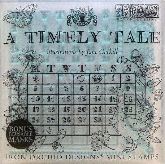 A Timely Tale 6x6 (4 sheets) - IOD Decor Stamp 2026