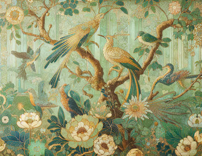 Green Tapestry 23x33 - MINT by Michelle