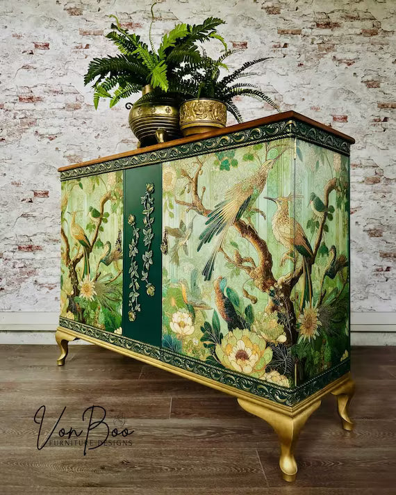 Green Tapestry 23x33 - MINT by Michelle