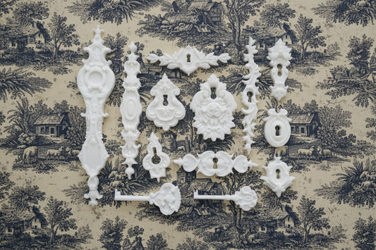 Lock & Key 2019 - Casted Resin Applique Set