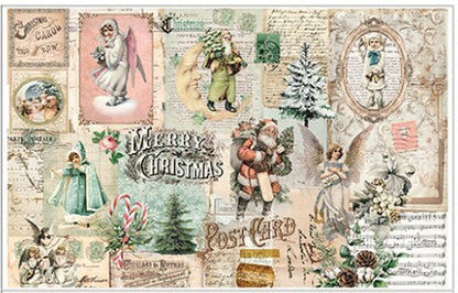 Holly Jolly Hideaway B -  19.5"x30" - Decoupage Paper