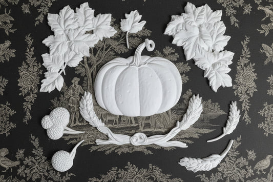 Autumn Cottage 2024 - Casted Resin Applique Set