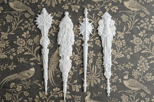 Christmas Tapers 2024 - IOD Moulded Casted Resin Applique Set
