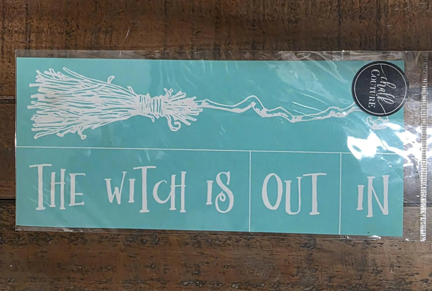 Witch Broom - Chalk Couture Stencil