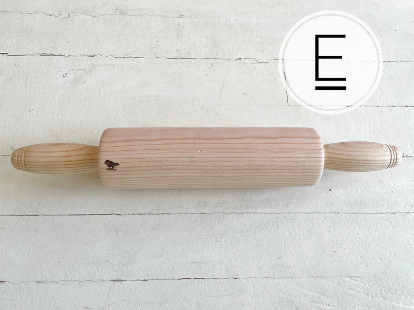 JRV Unfinished Wood Rolling Pin