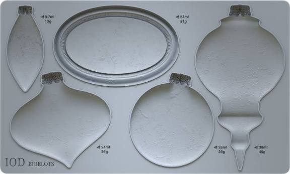 Bibelots (𝗨𝘀𝗲𝗱 - 𝗟𝗶𝗸𝗲 𝗡𝗲𝘄) - IOD Decor Mould