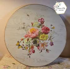 TBD Embellished Wood Riser