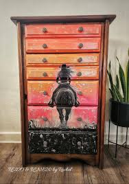 Riding Solo - Lg 21" x 29" Decoupage Paper by Whimsykel Designs